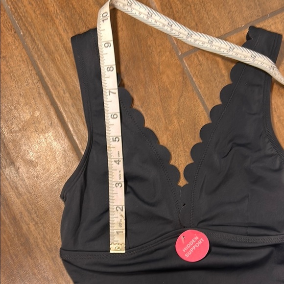 NWT Black Scalloped One-Piece Swimsuit size 2-Accessorize London - Picture 12 of 12